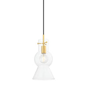 Mirabel Small Pendant in Aged Brass