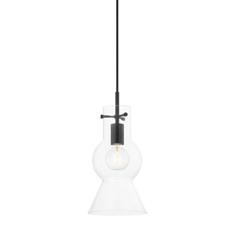 Mirabel Small Pendant in Soft Black
