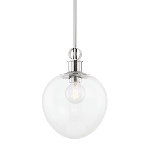 Anna Pendant in Polished Nickel