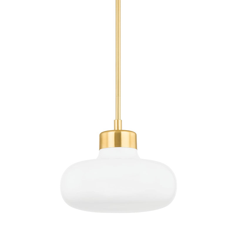 Eliana Pendant in Aged Brass