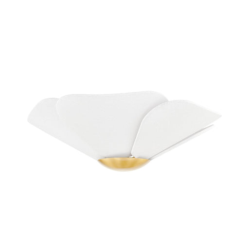 Madeline Semi-Flush Mount in Aged Brass