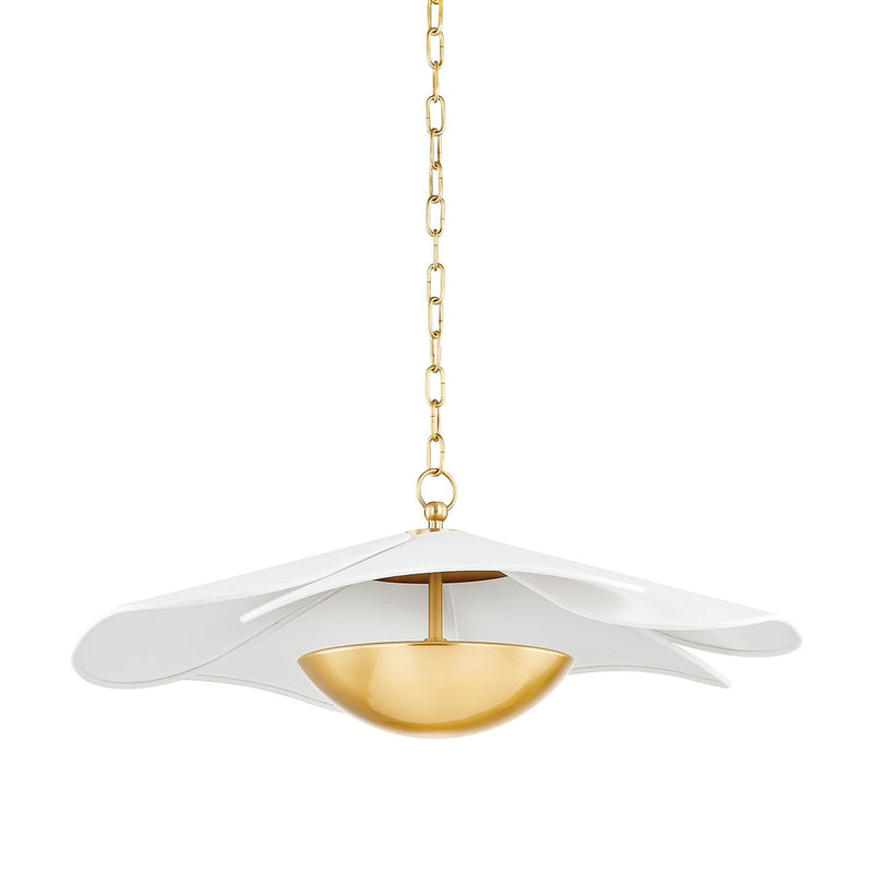 Madeline Pendant in Aged Brass