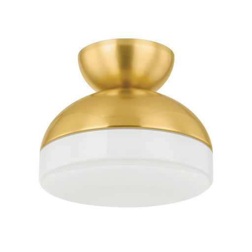 Rue Flush Mount in Aged Brass