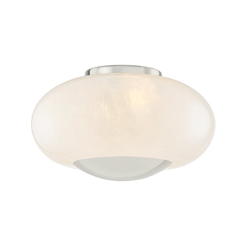 Lottie 2-Light Flush Mount in Polished Nickel