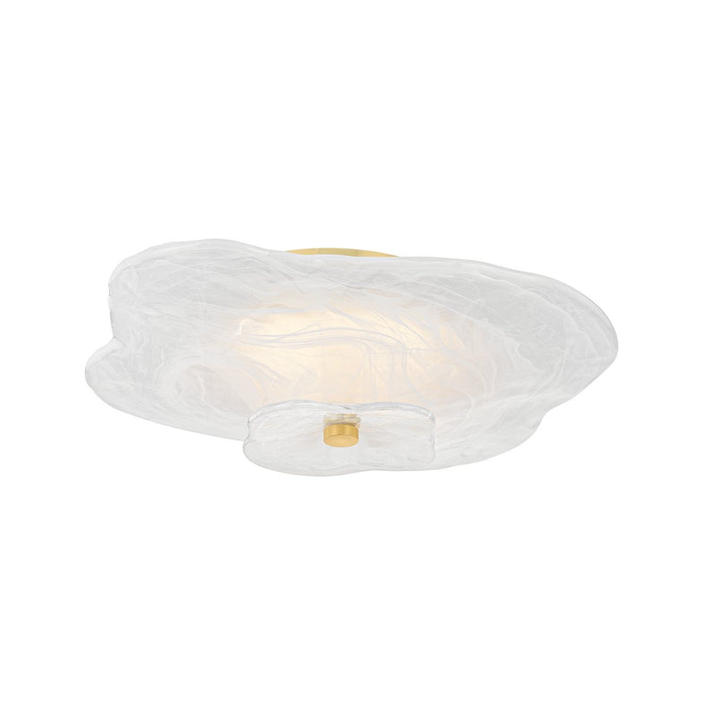 Starlie Flush Mount in Aged Brass
