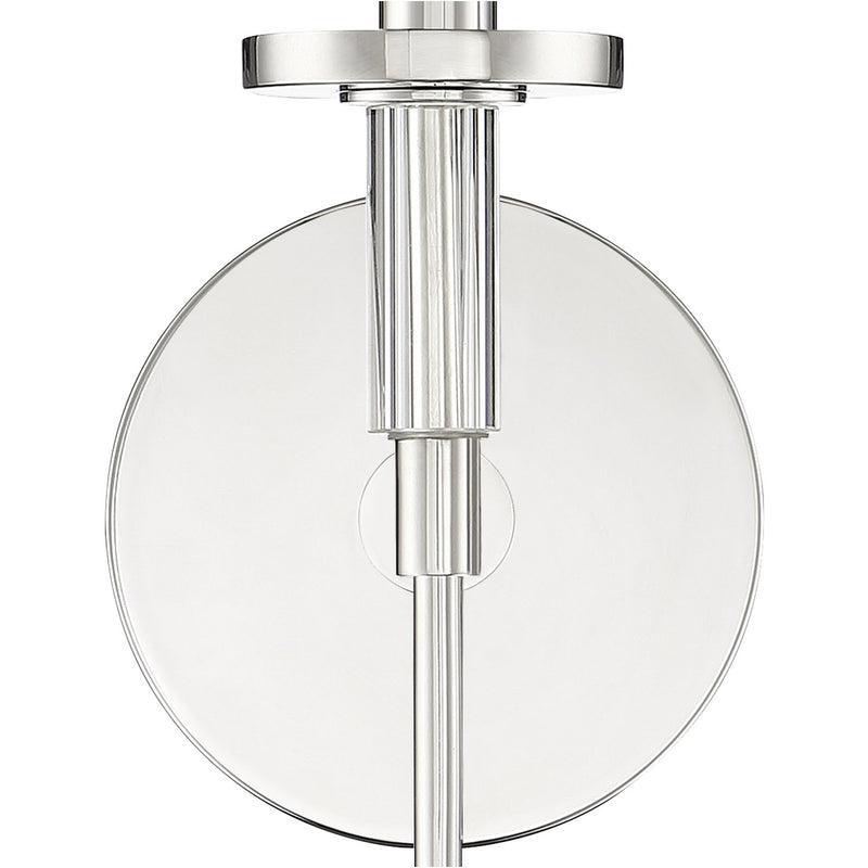 Hatfield 1 Light 5" Sconce in Polished Nickel