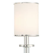 Hatfield 8 Light 33.25" Chandelier in Polished Nickel
