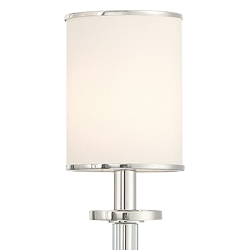 Hatfield 8 Light 33.25" Chandelier in Polished Nickel