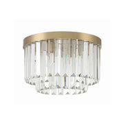 Hayes 4 Light 16" Flush Mount in Aged Brass