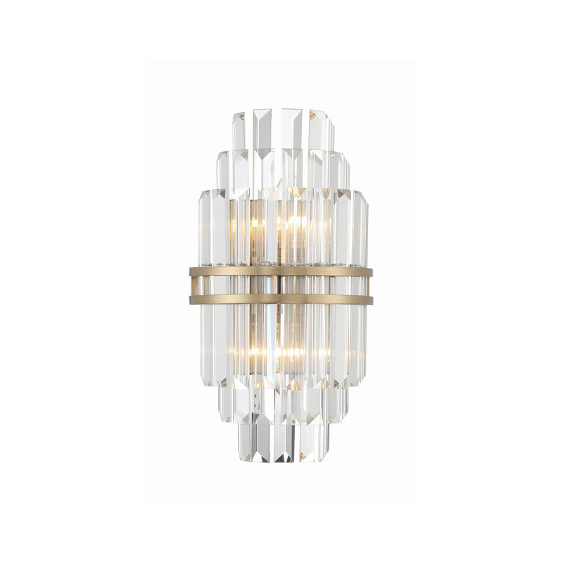 Hayes 2 Light 7.5" Sconce in Aged Brass