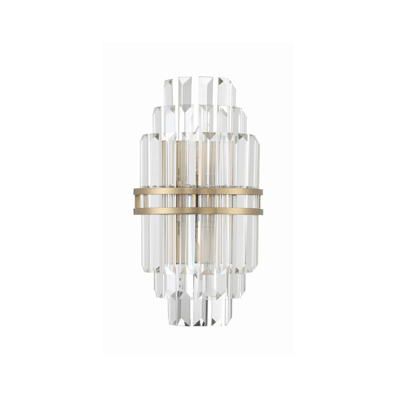 Hayes 2 Light 7.5" Sconce in Aged Brass