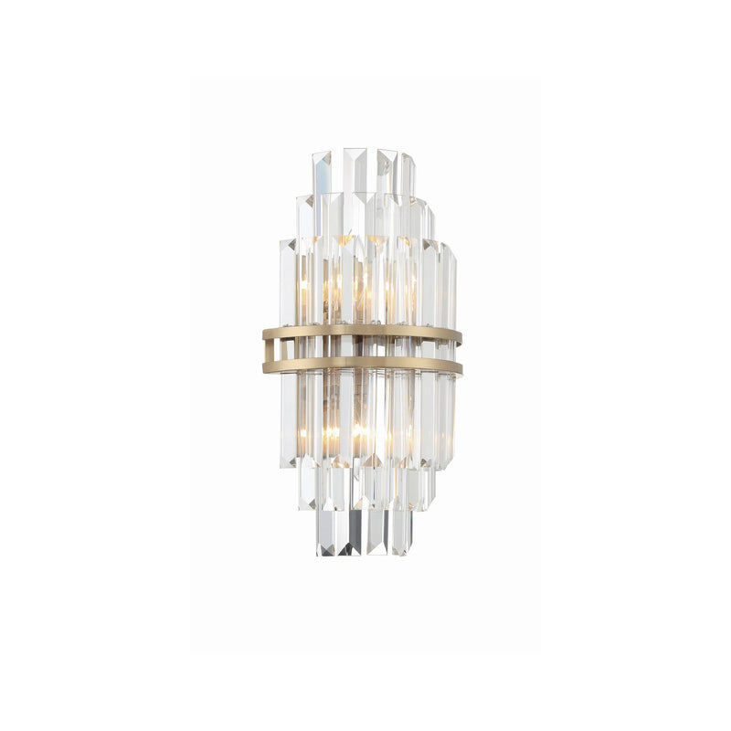 Hayes 2 Light 7.5" Sconce in Aged Brass