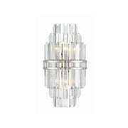 Hayes 2 Light 7.5" Sconce in Polished Nickel