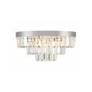 Hayes 8 Light 18" Flush Mount in Polished Nickel