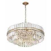 Hayes 16 Light 28" Pendant in Aged Brass