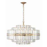 Hayes 16 Light 28" Pendant in Aged Brass