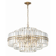 Hayes 16 Light 28" Pendant in Aged Brass