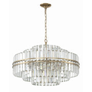 Hayes 16 Light 28" Pendant in Aged Brass