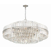 Hayes 32 Light 40.5" Pendant in Polished Nickel
