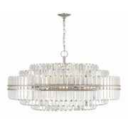 Hayes 32 Light 40.5" Pendant in Polished Nickel