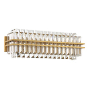 Hayes 4 Light 23.5" Bathroom Vanity in Aged Brass