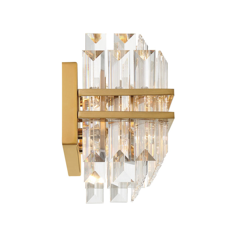 Hayes 4 Light 23.5" Bathroom Vanity in Aged Brass