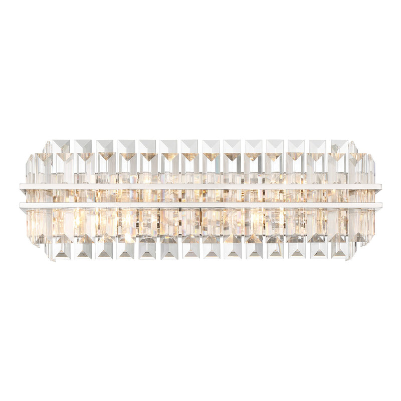 Hayes 4 Light 23.5" Bathroom Vanity in Polished Nickel