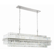 Hayes 16 Light 50" Linear Pendant in Polished Nickel