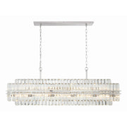 Hayes 16 Light 50" Linear Pendant in Polished Nickel