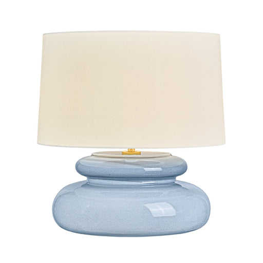 Pia Table Lamp in Aged Brass / Ceramic Chateau Crackle