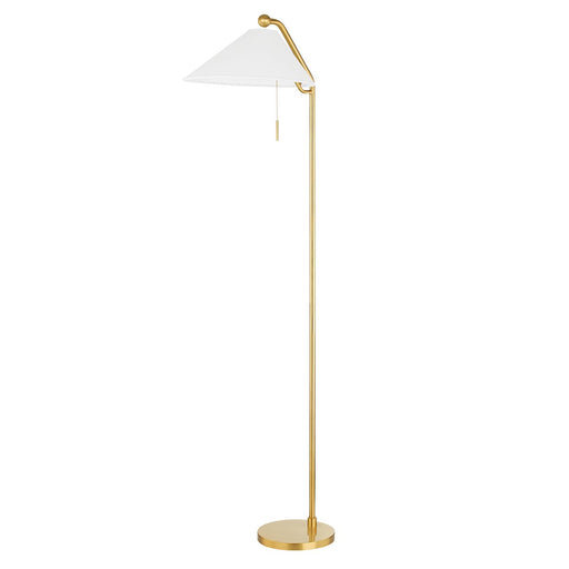 Aisa Floor Lamp in Aged Brass