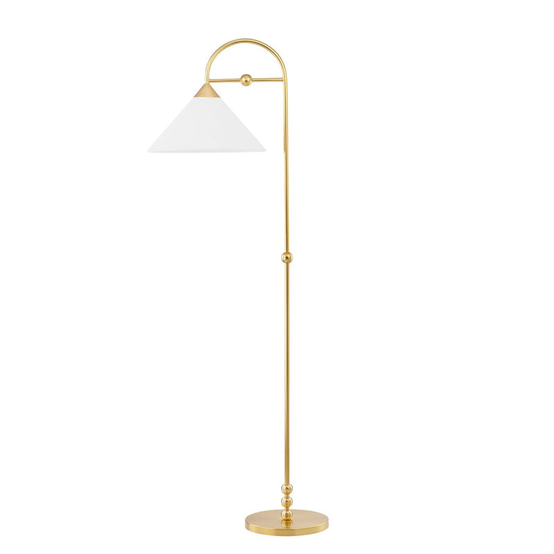 Sang Floor Lamp in Aged Brass