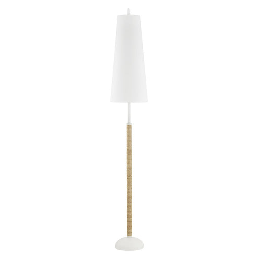 Mariana 2-Light Floor Lamp in Texture White
