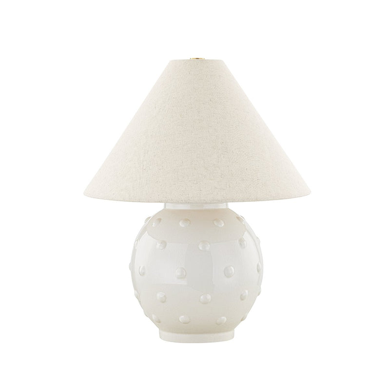 Annabelle Table Lamp in Aged Brass / Ceramic Gloss Ivory