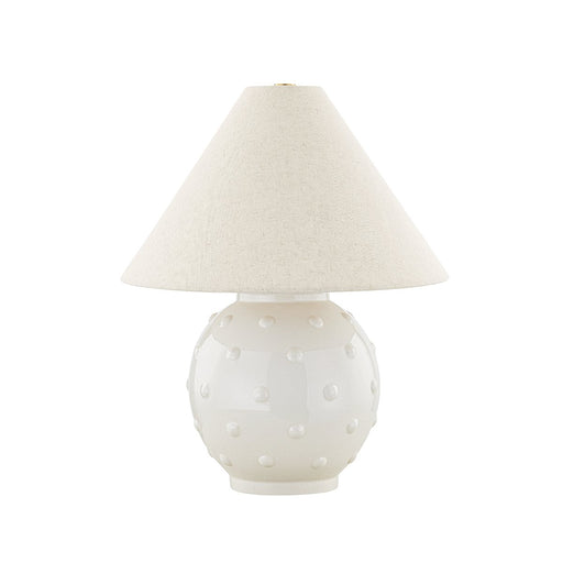 Annabelle Table Lamp in Aged Brass / Ceramic Gloss Ivory