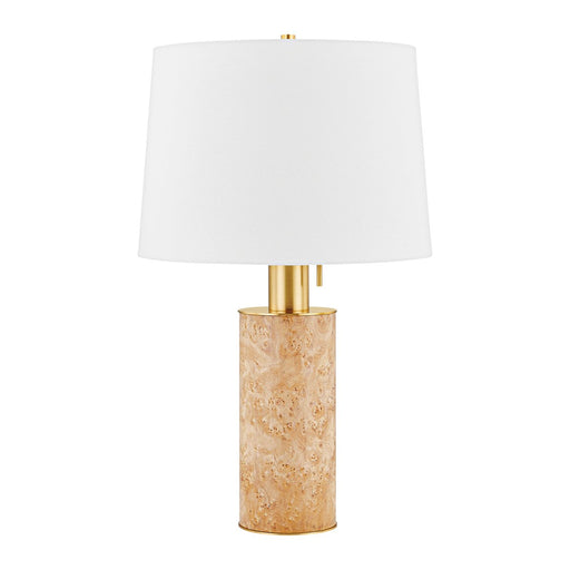 Clarissa Table Lamp in Aged Brass