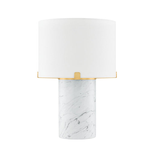 Rumi Table Lamp in Aged Brass