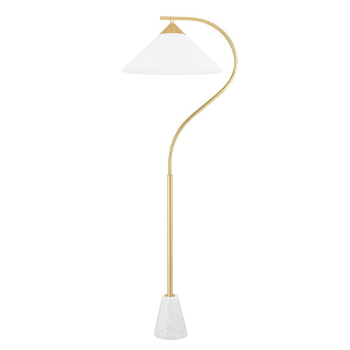 Bianca Floor Lamp in Aged Brass