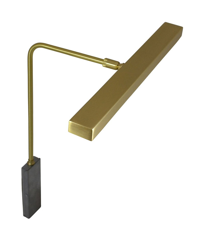 Horizon 12" LED Plug-In Picture Light in Satin Brass
