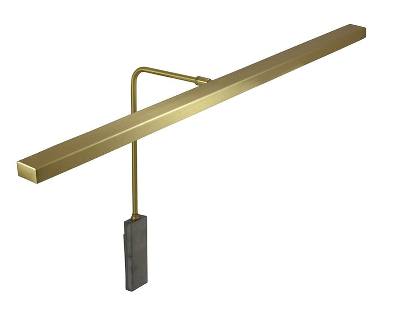 Horizon 26" LED Plug-In Picture Light in Satin Brass