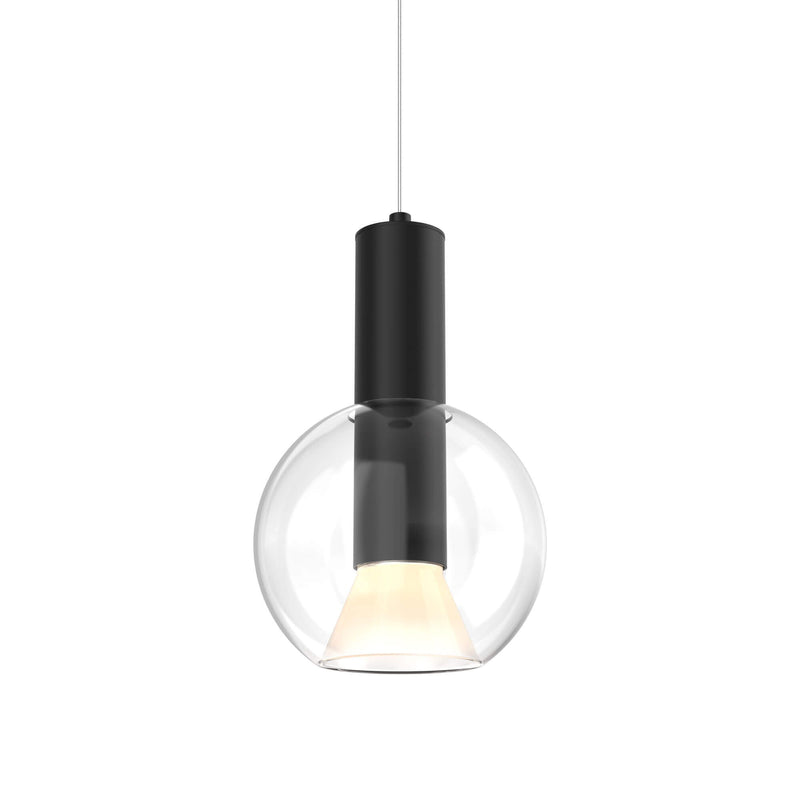 Iris 9" Mini Pendant in Black