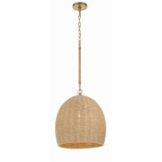 Jace 1 Light 15" Pendant in Soft Gold