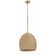 Jace 1 Light 15" Pendant in Soft Gold