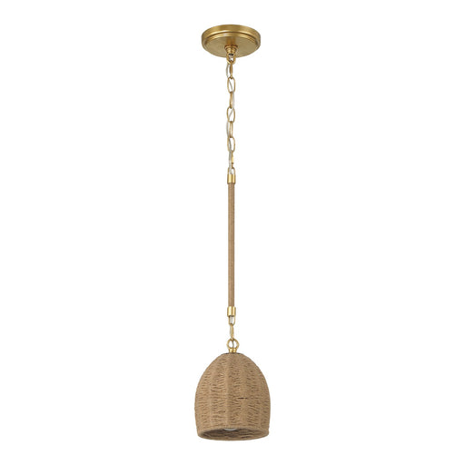 Jace 1 Light 6" LED Pendant in Soft Gold