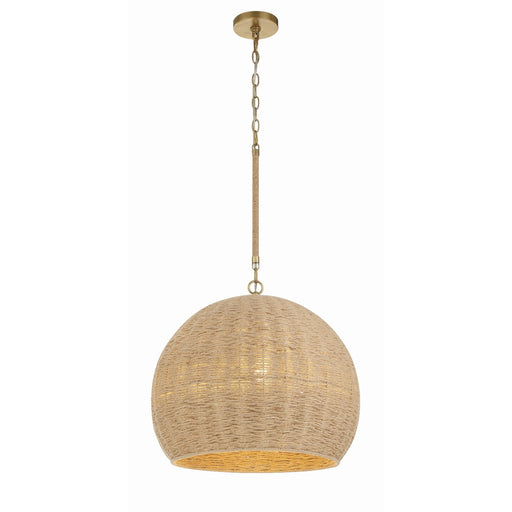 Jace 3 Light 20" Pendant in Soft Gold
