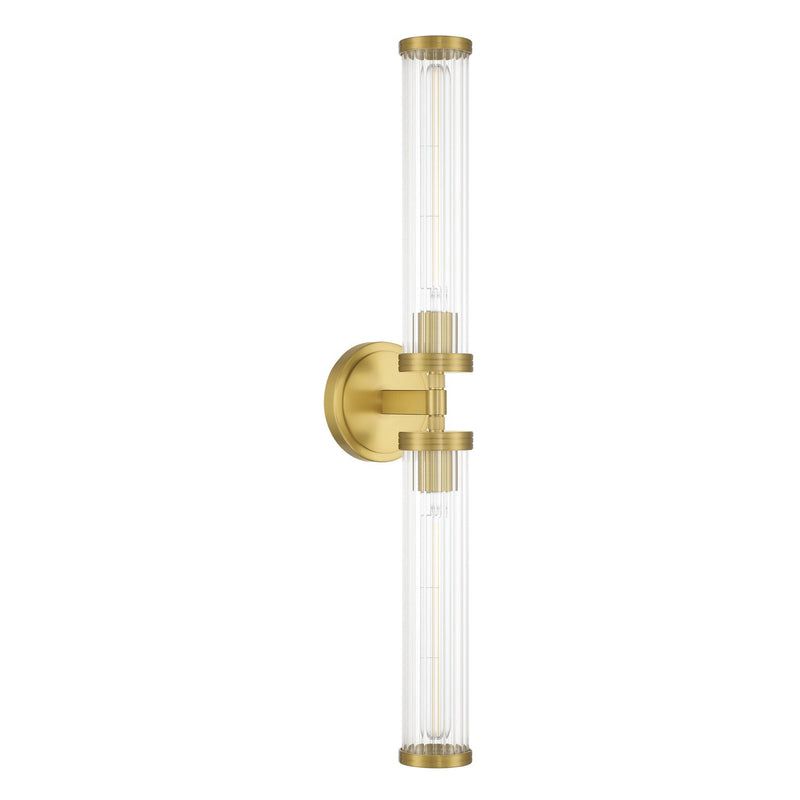 Jarvis 2 Light 29" LED Sconce in Aged Brass