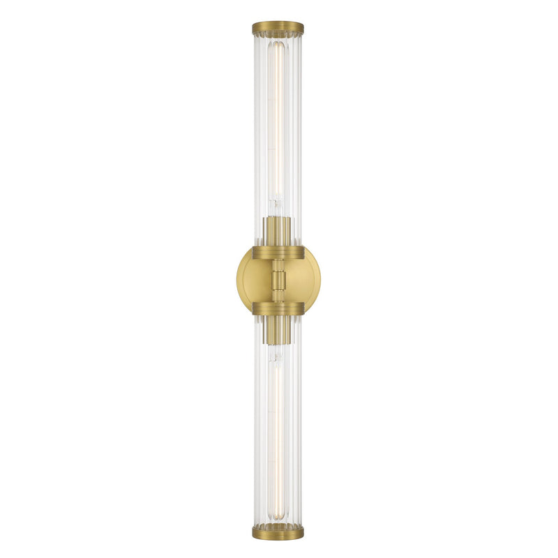Jarvis 2 Light 29" LED Sconce in Aged Brass