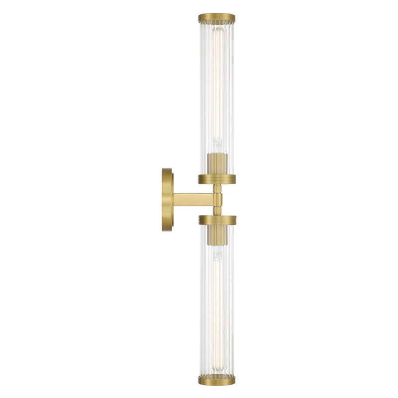 Jarvis 2 Light 29" LED Sconce in Aged Brass