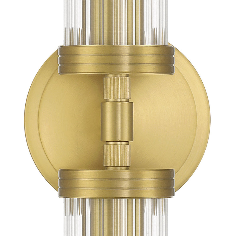 Jarvis 2 Light 29" LED Sconce in Aged Brass