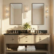 Jarvis 2 Light 29" LED Sconce in Polished Nickel in a room setting
